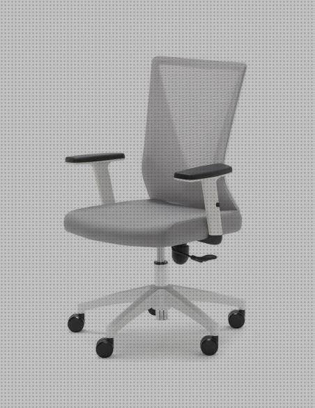 ¿Dónde poder comprar brazos silla ergonómica gris brazos blancos?