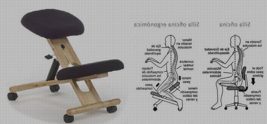 Las mejores oficinas balancines silla escritorio ergonómica rodilla