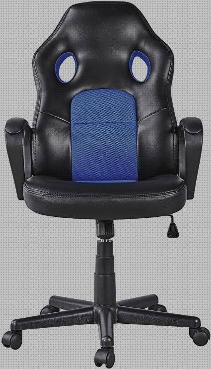 Review de sillas ergonómicas giratorias en color azul