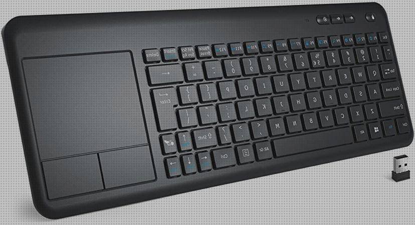 Review de teclado con raton integrado inalambrico ergonómico